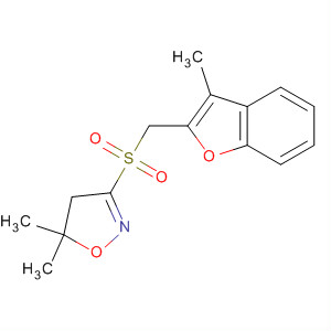447401-70-9  Isoxazole,4,5-dihydro-5,5-dimethyl-3-[[(3-methyl-2-benzofuranyl)methyl]sulfonyl]-