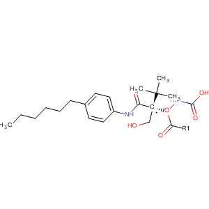 448959-71-5  Carbamic acid,[(1R)-2-[(4-hexylphenyl)amino]-1-(hydroxymethyl)-2-oxoethyl]-,1,1-dimethylethyl ester