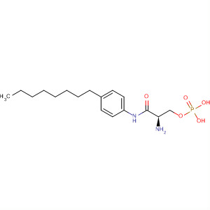 449173-10-8  Propanamide, 2-amino-N-(4-octylphenyl)-3-(phosphonooxy)-, (2R)-