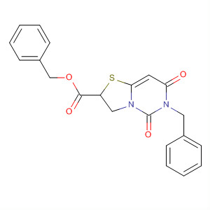 449799-04-6  5H-Thiazolo[3,2-c]pyrimidine-2-carboxylic acid,2,3,6,7-tetrahydro-5,7-dioxo-6-(phenylmethyl)-, phenylmethyl ester