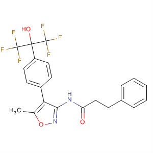 449803-67-2  Benzenepropanamide,N-[5-methyl-4-[4-[2,2,2-trifluoro-1-hydroxy-1-(trifluoromethyl)ethyl]phenyl]-3-isoxazolyl]-