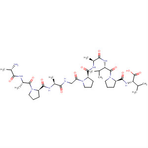 450374-24-0  L-Valine,L-alanyl-L-alanyl-L-prolyl-L-alanylglycyl-L-prolyl-L-alanyl-L-valyl-L-prolyl- 450374-24-0  L-Valine,L-alanyl-L-alanyl-L-prolyl-L-alanylglycyl-L-prolyl-L-alanyl-L-valyl-L-prolyl-