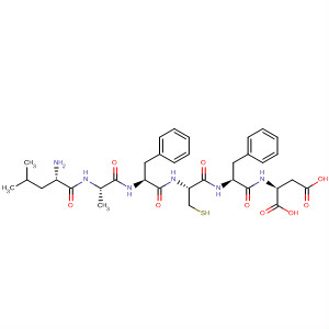 450374-30-8  L-Aspartic acid,L-leucyl-L-alanyl-L-phenylalanyl-L-cysteinyl-L-phenylalanyl-
