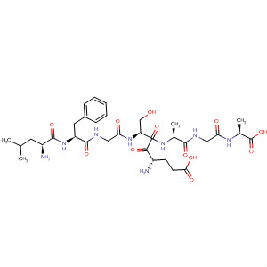 451477-88-6  L-Alanine, L-leucyl-L-phenylalanylglycyl-L-a-glutamyl-L-seryl-L-alanylglycyl-