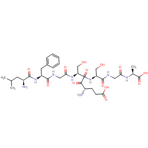 451477-89-7  L-Alanine, L-leucyl-L-phenylalanylglycyl-L-a-glutamyl-L-seryl-L-serylglycyl-