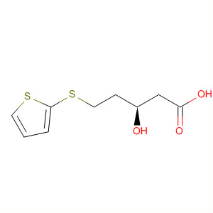 452081-80-0  Pentanoic acid, 3-hydroxy-5-(2-thienylthio)-, (3R)- 452081-80-0  Pentanoic acid, 3-hydroxy-5-(2-thienylthio)-, (3R)-