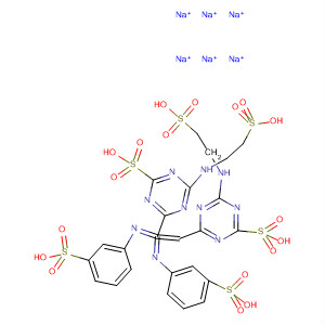 452333-27-6  1,3,5-Triazine-2-sulfonic acid,4,4'-[1,2-ethenediylbis[(3-sulfo-4,1-phenylene)imino]]bis[6-[(2-sulfoethyl)amino]-, hexasodium salt