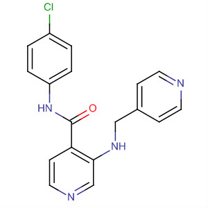 453561-20-1  4-Pyridinecarboxamide,N-(4-chlorophenyl)-3-[(4-pyridinylmethyl)amino]-