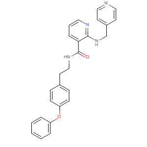 453561-41-6  3-Pyridinecarboxamide,N-[2-(4-phenoxyphenyl)ethyl]-2-[(4-pyridinylmethyl)amino]-