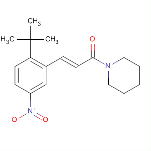 453562-88-4  Piperidine,1-[(2E)-3-[2-(1,1-dimethylethyl)-5-nitrophenyl]-1-oxo-2-propenyl]-