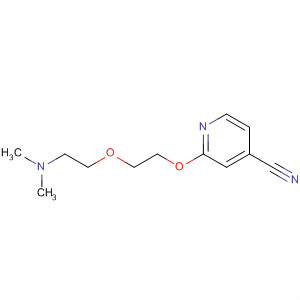 453563-03-6  4-Pyridinecarbonitrile, 2-[2-[2-(dimethylamino)ethoxy]ethoxy]-