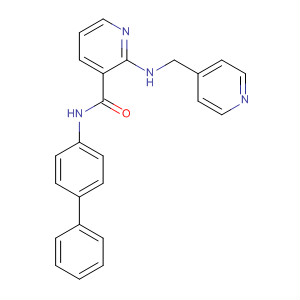 453563-15-0  3-Pyridinecarboxamide,N-[1,1'-biphenyl]-4-yl-2-[(4-pyridinylmethyl)amino]-