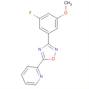 453567-31-2  Pyridine, 2-[3-(3-fluoro-5-methoxyphenyl)-1,2,4-oxadiazol-5-yl]-