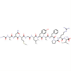 454186-79-9  L-Valinamide,glycyl-L-alanyl-L-asparaginyl-L-methionylglycyl-L-leucyl-L-tyrosyl-L-alanyl-L-phenylalanyl-L-prolyl-L-arginyl- 454186-79-9  L-Valinamide,glycyl-L-alanyl-L-asparaginyl-L-methionylglycyl-L-leucyl-L-tyrosyl-L-alanyl-L-phenylalanyl-L-prolyl-L-arginyl-