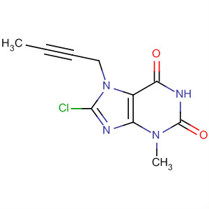 454709-06-9  1H-Purine-2,6-dione, 7-(2-butynyl)-8-chloro-3,7-dihydro-3-methyl-