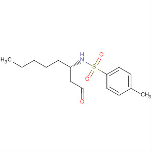 455255-86-4  Benzenesulfonamide, 4-methyl-N-[(1S)-1-(2-oxoethyl)hexyl]-