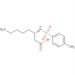 455255-87-5  Octanoic acid, 3-[[(4-methylphenyl)sulfonyl]amino]-, (3S)-