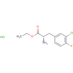 457654-57-8  Phenylalanine, 3-chloro-4-fluoro-, ethyl ester, hydrochloride
