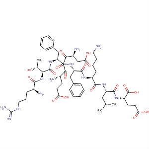 457888-11-8  L-Glutamic acid,L-arginyl-L-threonyl-L-a-glutamyl-L-a-aspartyl-L-phenylalanyl-L-phenylalanyl-L-lysyl-L-leucyl-
