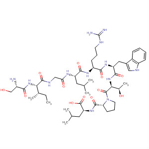 457888-71-0  L-Leucine,L-seryl-L-isoleucylglycyl-L-leucyl-L-arginyl-L-tryptophyl-L-threonyl-L-prolyl-