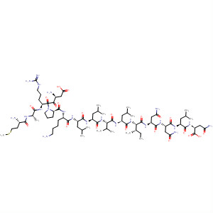 457931-03-2  L-Asparagine,L-methionyl-L-alanyl-L-a-aspartyl-L-arginyl-L-prolyl-L-lysyl-L-leucyl-L-leucyl-L-valyl-L-leucyl-L-isoleucyl-L-asparaginyl-L-asparaginyl-L-leucyl-