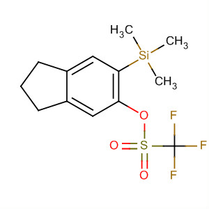 458567-00-5  Methanesulfonic acid, trifluoro-,2,3-dihydro-6-(trimethylsilyl)-1H-inden-5-yl ester