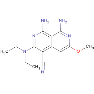 459153-44-7  2,7-Naphthyridine-4-carbonitrile,1,8-diamino-3-(diethylamino)-6-methoxy-