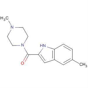 459168-44-6  Piperazine, 1-methyl-4-[(5-methyl-1H-indol-2-yl)carbonyl]-