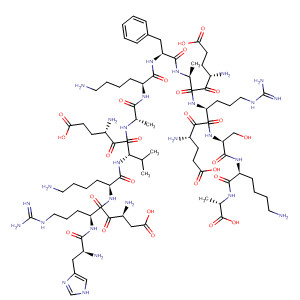 459430-75-2  L-Alanine,L-histidyl-L-a-aspartyl-L-arginyl-L-lysyl-L-a-glutamyl-L-valyl-L-alanyl-L-lysyl-L-phenylalanyl-L-a-glutamyl-L-alanyl-L-a-glutamyl-L-arginyl-L-seryl-L-lysyl-