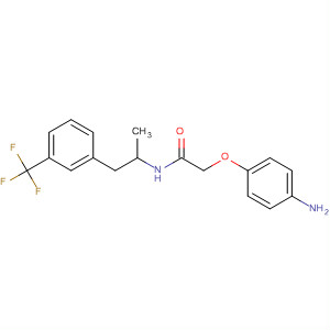 40256-86-8  Acetamide,2-(4-aminophenoxy)-N-[1-methyl-2-[3-(trifluoromethyl)phenyl]ethyl]-