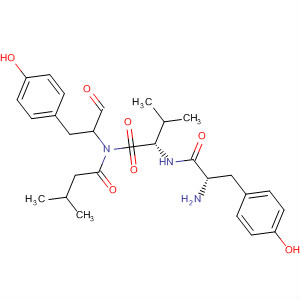 402830-01-7  L-Valinamide,N-(3-methyl-1-oxobutyl)-L-tyrosyl-N-[1-formyl-2-(4-hydroxyphenyl)ethyl]-