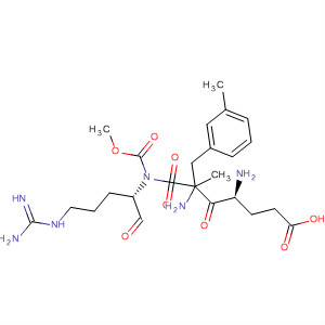 403669-16-9  L-Alaninamide,N-(methoxycarbonyl)-2-[(3-methylphenyl)methyl]-L-a-glutamyl-N-[(1S)-4-[(aminoiminomethyl)amino]-1-formylbutyl]-