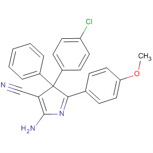 403724-58-3  3H-Pyrrole-4-carbonitrile,5-amino-3-(4-chlorophenyl)-2-(4-methoxyphenyl)-3-phenyl-