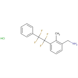 40396-52-9  Benzenemethanamine, 2-methyl-3-(1,1,2,2-tetrafluoro-2-phenylethyl)-,hydrochloride
