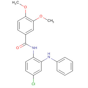 40406-46-0  Benzamide, N-[4-chloro-2-(phenylamino)phenyl]-3,4-dimethoxy-