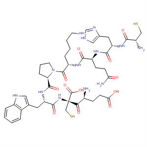 404367-92-6  L-Cysteine,L-cysteinyl-L-histidyl-L-glutaminyl-L-lysyl-L-prolyl-L-tryptophyl-L-a-glutamyl-