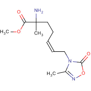 404385-51-9  5-Heptenoic acid,2-amino-2-methyl-7-(3-methyl-5-oxo-1,2,4-oxadiazol-4(5H)-yl)-, methylester, (2S,5Z)-