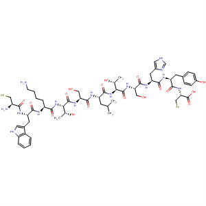 404822-74-8  L-Cysteine,L-cysteinyl-L-tryptophyl-L-lysyl-L-threonyl-L-seryl-L-leucyl-L-threonyl-L-seryl-L-histidyl-L-tyrosyl-
