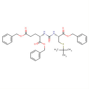 404858-58-8  L-Glutamic acid,N-[[[(1R)-1-[[(1,1-dimethylethyl)thio]methyl]-2-oxo-2-(phenylmethoxy)ethyl]amino]carbonyl]-, bis(phenylmethyl) ester