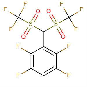 405074-83-1  Benzene, 3-[bis[(trifluoromethyl)sulfonyl]methyl]-1,2,4,5-tetrafluoro-