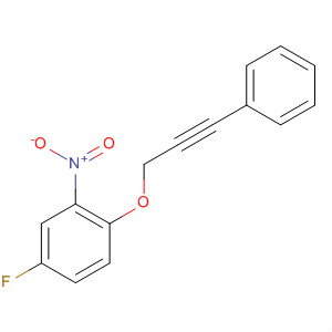405165-67-5  Benzene, 4-fluoro-2-nitro-1-[(3-phenyl-2-propynyl)oxy]-