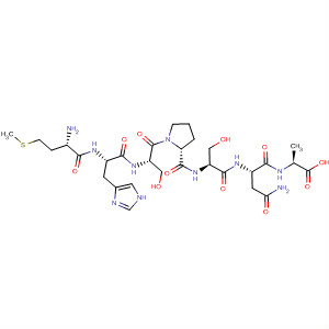405918-05-0  L-Alanine, L-methionyl-L-histidyl-L-seryl-L-prolyl-L-seryl-L-asparaginyl-