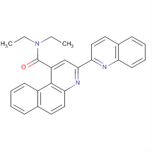 40619-78-1  Benzo[f]quinoline-1-carboxamide, N,N-diethyl-3-(2-quinolinyl)-