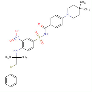 406230-05-5  Benzamide,N-[[4-[[1,1-dimethyl-2-(phenylthio)ethyl]amino]-3-nitrophenyl]sulfonyl]-4-(4,4-dimethyl-1-piperidinyl)-