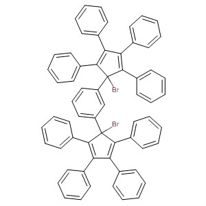 40642-12-4  Benzene, 1,3-bis(1-bromo-2,3,4,5-tetraphenyl-2,4-cyclopentadien-1-yl)-