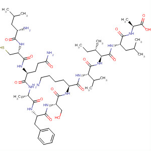 406482-93-7  L-Alanine,L-leucyl-L-cysteinyl-L-glutaminyl-L-alanyl-L-phenylalanyl-L-seryl-L-lysyl-L-valyl-L-isoleucyl-L-leucyl-