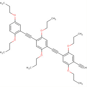 406721-49-1  Benzene,1-[(2,5-dipropoxyphenyl)ethynyl]-4-[(4-ethynyl-2,5-dipropoxyphenyl)ethynyl]-2,5-dipropoxy-