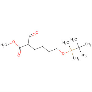408334-12-3  Hexanoic acid, 6-[[(1,1-dimethylethyl)dimethylsilyl]oxy]-2-formyl-, methylester