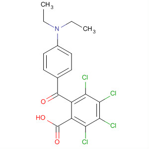 40876-93-5  Benzoic acid, 2,3,4,5-tetrachloro-6-[4-(diethylamino)benzoyl]-