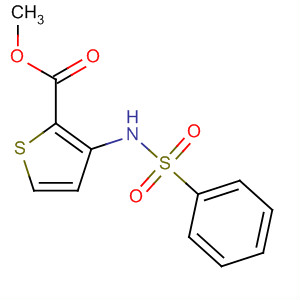 409364-77-8  2-Thiophenecarboxylic acid, 3-[(phenylsulfonyl)amino]-, methyl ester